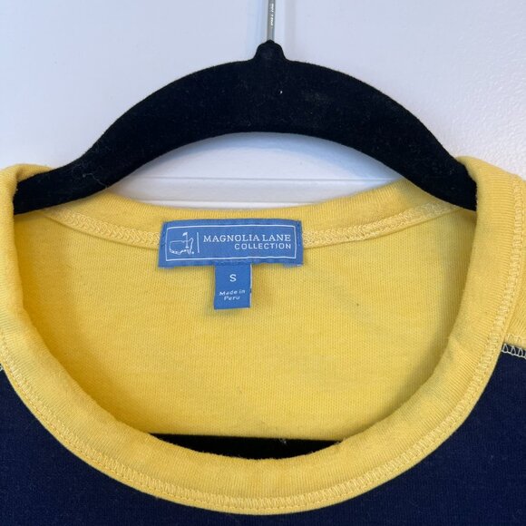 NWOT Masters Magnolia Lane Colour Block Long-Sleeve Shirt - Size S - Picture 3 of 3